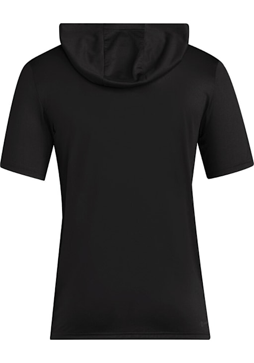 Adidas Kansas Jayhawks Black Salute to Service Short Sleeve Hoods