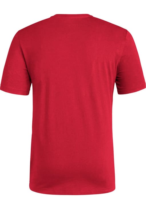 Adidas Indiana Hoosiers Red Locker Slogan Short Sleeve T Shirt