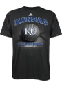 Adidas KU Jayhawks Black Fieldhouse T-Shirt