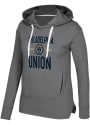 Philadelphia Union Womens Adidas Simply Put Hooded Sweatshirt - Grey