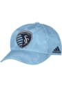 Sporting Kansas City Adidas Tonal Camo Adjustable Hat - Light Blue