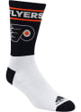 Philadelphia Flyers Adidas Team Stripe Crew Socks - Black