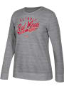 Detroit Red Wings Womens Adidas CCM Open Season Too Crew Sweatshirt - Grey