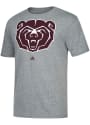 Missouri State Bears Adidas Triblend Fashion T Shirt - Grey
