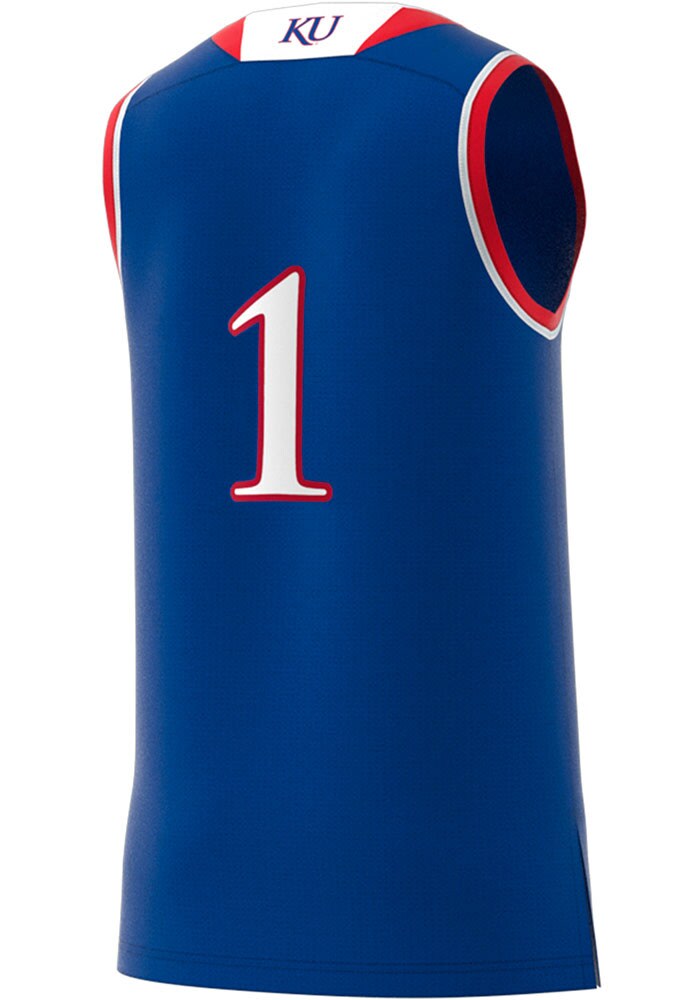 Adidas Kansas Jayhawks Replica Jersey - Blue Adidas Kansas Jayhawks Replica Jersey - Blue