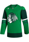Main image for Adidas  Chicago Blackhawks Mens Green St Patricks Day Authentic Hockey Jersey