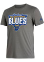 St Louis Blues Adidas Dead Stockage Fashion T Shirt - Grey