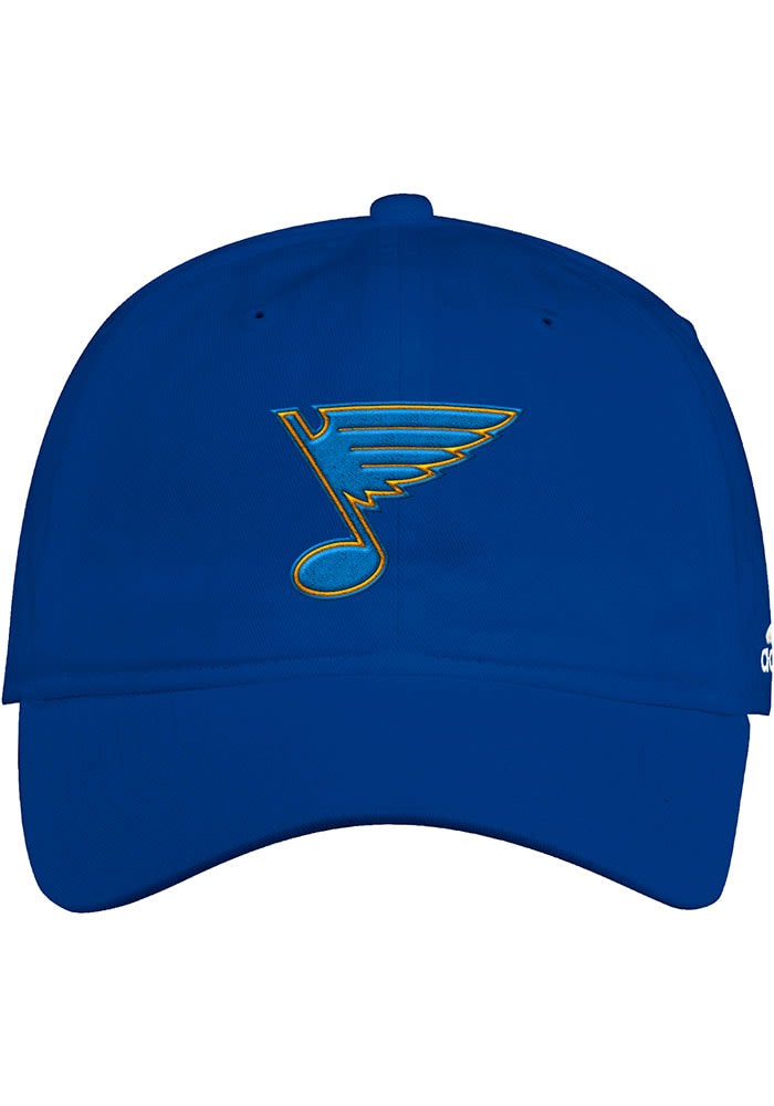 Adidas St Louis Blues 2021 Winter Classic Slouch Adjustable Hat Blue Blue Cotton Size ADJ Rally House