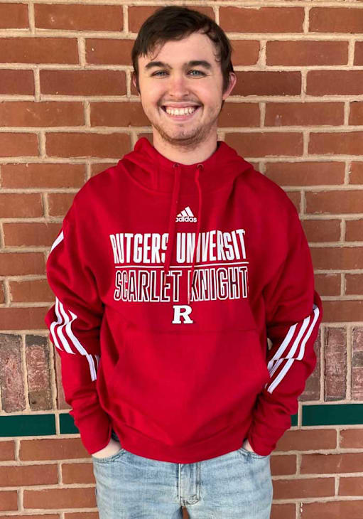 Adidas Rutgers Scarlet Knights Mens Fashion Hoodie RED