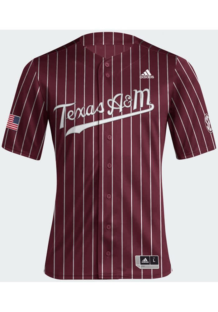 Texas a&m baseball jersey 2024 adidas