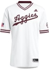 Main image for Adidas Texas A&M Aggies Mens White Script Jersey