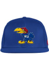 Main image for Adidas Kansas Jayhawks Mens Blue Retro On-Field Baseball Fitted Hat