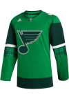Main image for Adidas  St Louis Blues Mens Green St Patricks Day Authentic Hockey Jersey
