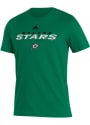 Dallas Stars Adidas Wordmark T Shirt - Kelly Green