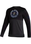 Main image for Adidas Kansas Jayhawks Mens Black Basketball Long Sleeve Sweatshirt