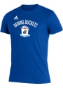 Kansas Jayhawks Adidas Raining Buckets T Shirt - Blue