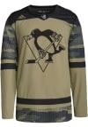 Main image for Adidas  Pittsburgh Penguins Mens Olive Salute To Service Authentic Hockey Jersey