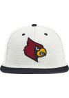 Main image for Adidas Louisville Cardinals Mens White Baseball On-Field Iconic Fitted Hat