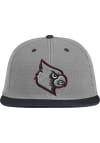 Main image for Adidas Louisville Cardinals Mens Grey Baseball On-Field Fitted Hat
