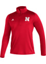Nebraska Cornhuskers Adidas Freelift Sport 1/4 Zip Pullover - Red