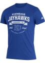 Kansas Jayhawks Adidas Blend Arch Ribbon T Shirt - Blue