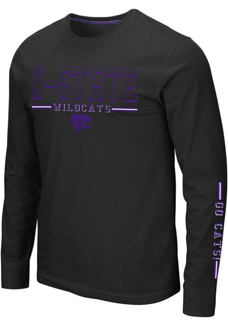 Mens K-State Wildcats Black Colosseum Kodos Tee