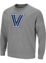 Villanova Wildcats Colosseum Henry French Terry Crew Sweatshirt - Grey