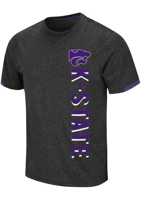 K-State Wildcats Charcoal Colosseum Go Big Short Sleeve T Shirt