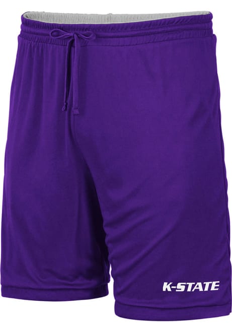 Mens K-State Wildcats Purple Colosseum Wiggum Shorts