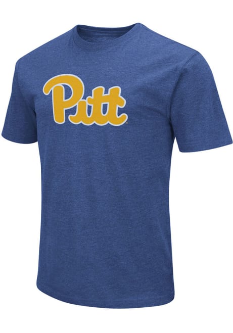 Pitt Panthers Blue Colosseum Playbook Wordmark Short Sleeve T Shirt