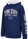 Penn State Nittany Lions Youth Colosseum Karate Hooded Sweatshirt - Navy Blue