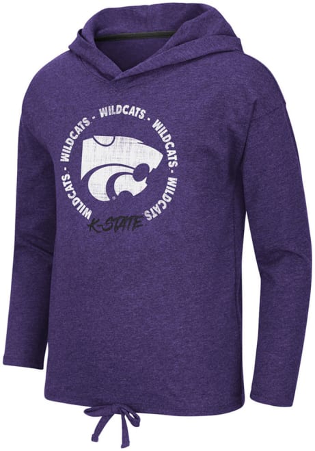 Girls K-State Wildcats Purple Colosseum Boating School Long Sleeve T-shirt