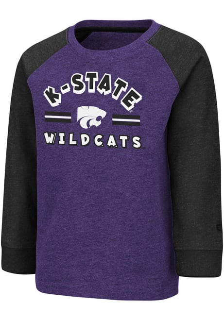 Toddler K-State Wildcats Purple Colosseum Squidward Long Sleeve T-Shirt