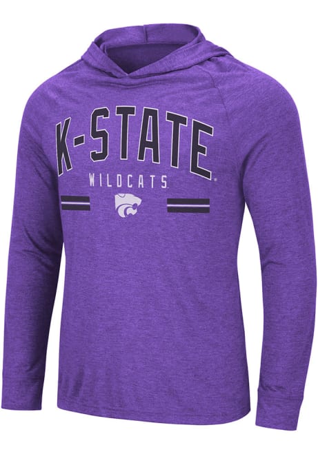 Mens K-State Wildcats Purple Colosseum Jenkins Hooded Sweatshirt