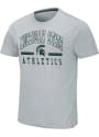 Colosseum Michigan State Spartans Grey Ducky Tie Tee