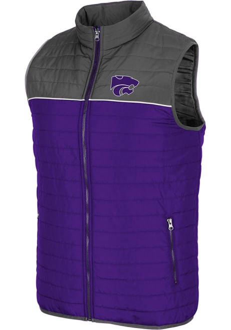 Mens K-State Wildcats Purple Colosseum Baskiceball Vest