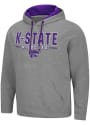 K-State Wildcats Colosseum Time Travelers Hooded Sweatshirt - Grey