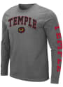 Temple Owls Colosseum Jackson T Shirt - Charcoal