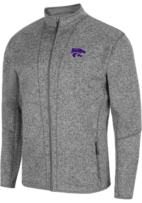 Mens K-State Wildcats Grey Colosseum Derek Light Weight Jacket