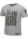 Kansas Jayhawks Colosseum Cartridge T Shirt - Grey