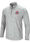 Main image for Mens Ohio State Buckeyes Grey Colosseum Sprint Qtr Zip Pullover