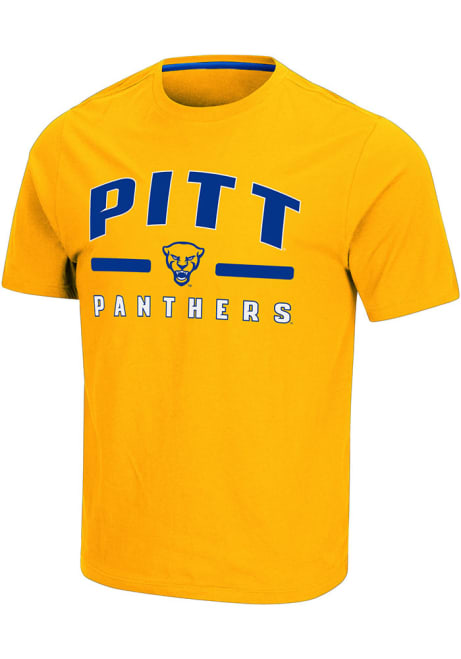 Pitt Panthers Gold Colosseum McFly Short Sleeve T Shirt