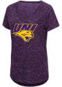 Northern Iowa Panthers Womens Colosseum Speckle T-Shirt - Purple