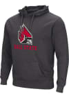 Main image for Colosseum Ball State Cardinals Mens Black Campus Logo Distressed Long Sleeve Hoodie