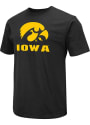 Iowa Hawkeyes Colosseum Field Name Drop T Shirt - Black