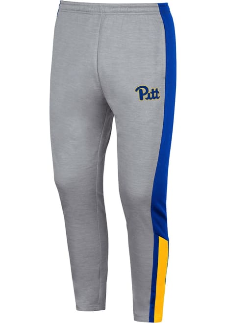 Mens Pitt Panthers Grey Colosseum Up Top Fleece Pants