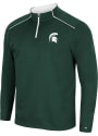 Michigan State Spartans Colosseum Eastwood 1/4 Zip Pullover - Green