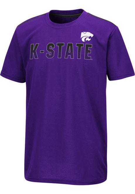 Youth K-State Wildcats Purple Colosseum Teevee Short Sleeve T-Shirt