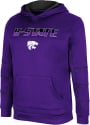 K-State Wildcats Youth Colosseum Ten Sessions Hooded Sweatshirt - Purple
