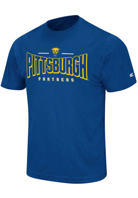 Pitt Panthers Navy Blue Colosseum Hooked Short Sleeve T Shirt